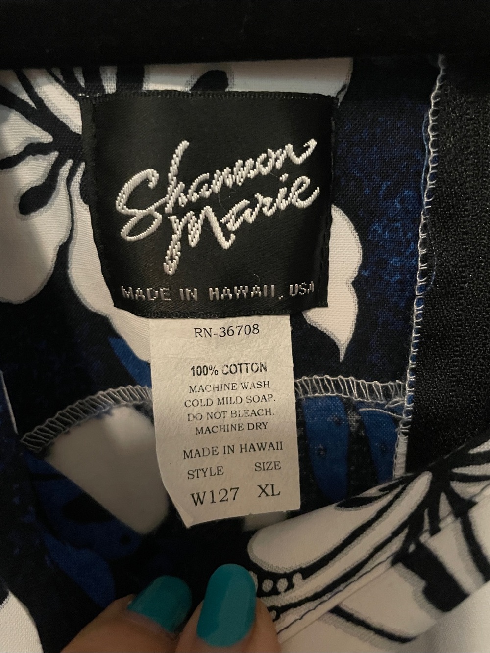 Hawaiian Print Dress - Picture 2 of 4